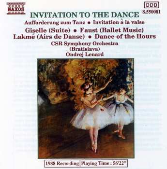 CD Léo Delibes: Invitation To The Dance