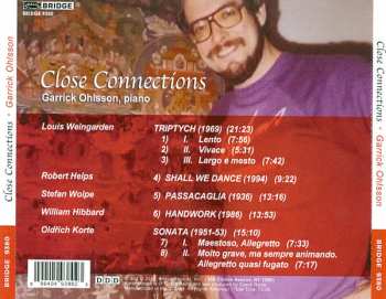 CD Garrick Ohlsson: Close Connections