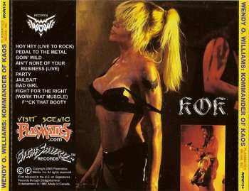 CD Wendy O. Williams: Kommander Of Kaos