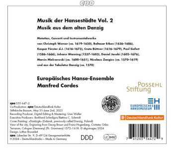 CD Kaspar Förster: Musik Aus Dem Alten Danzig - Musik Der Hansestädte Vol. 2