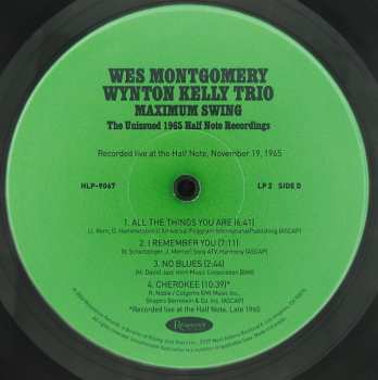 3LP Wes Montgomery: Maximum Swing: The Unissued 1965 Half Note Recordings LTD | NUM