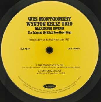 3LP Wes Montgomery: Maximum Swing: The Unissued 1965 Half Note Recordings LTD | NUM