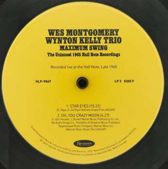 3LP Wes Montgomery: Maximum Swing: The Unissued 1965 Half Note Recordings LTD | NUM