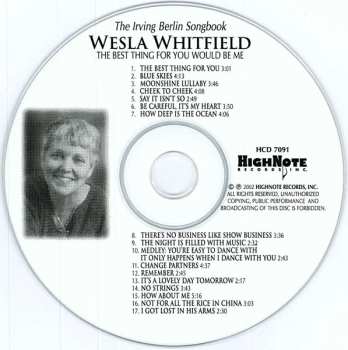 CD Wesla Whitfield: The Best Thing For You Would Be Me