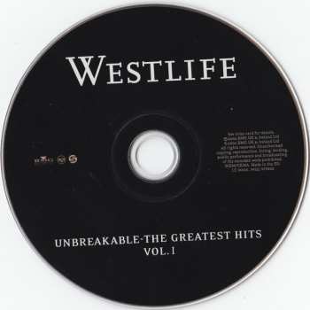 CD Westlife: Unbreakable-The Greatest Hits Vol. I