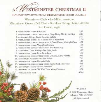 CD Westminster Choir: A Westminster Christmas II