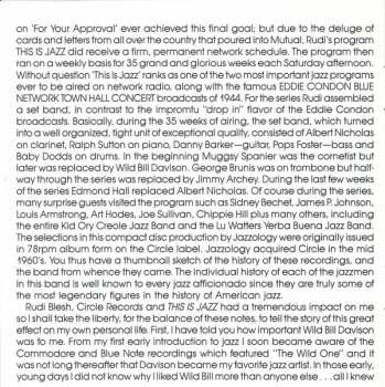 CD Wild Bill Davison And His All Star Stompers: This Is Jazz!