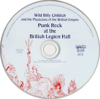 CD Wild Billy Childish & The Musicians Of The British Empire: Punk Rock At The British Legion Hall