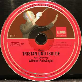 4CD/Box Set Wilhelm Furtwängler: Tristan Und Isolde