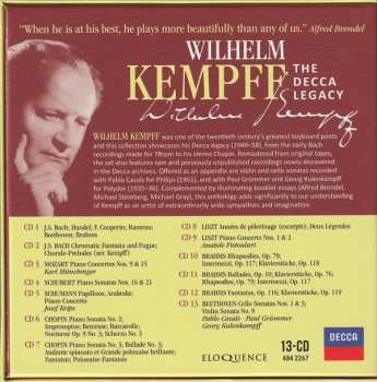 13CD/Box Set Wilhelm Kempff: The Decca Legacy