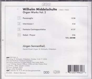 CD Jürgen Sonnentheil: Organ Works Vol. 2