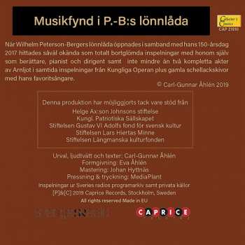 3CD Wilhelm Peterson-Berger: Musikfynd I P.-B:s Lönnlåda