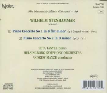 CD Wilhelm Stenhammar: Concerto No 1, Op 1 / Concerto No 2, Op 23