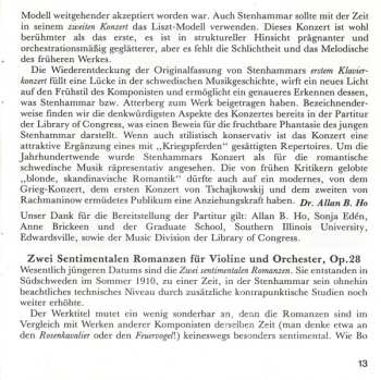 CD Paavo Järvi: Piano Concerto No. 1 In B Flat Minor. Op. 1 (Original Version) / Two Sentimental Romances, Op. 28, For Violin & Orchestra / Florez And Blanzeflor, Op. 3, For Baritone & Orchestra