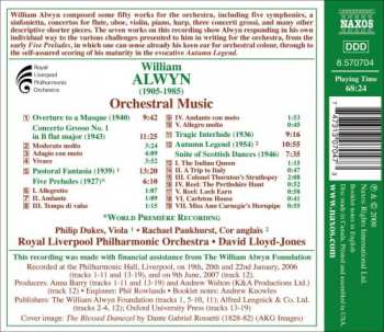 CD Royal Liverpool Philharmonic Orchestra: Orchestral Music - Concerto Grosso No. 1 / Pastoral Fantasia / Five Preludes / Autumn Legend