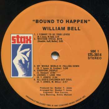 LP William Bell: Bound To Happen LTD