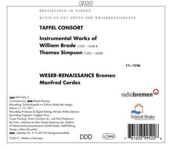 CD Manfred Cordes: Taffel Consort