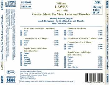 CD William Lawes: Consort Music For Viols, Lutes And Theorbos (Royal Consorts / Duets For Lute / Divisions On A Pavan)