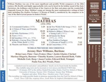 CD William Mathias: Songs and Chamber Music (A Vision of Time and Eternity)