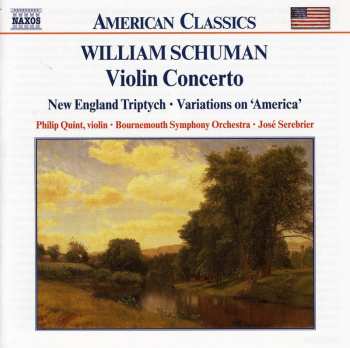 Album Jose Serebrier: Violin Concerto • New England Triptych • Variations On 'America'