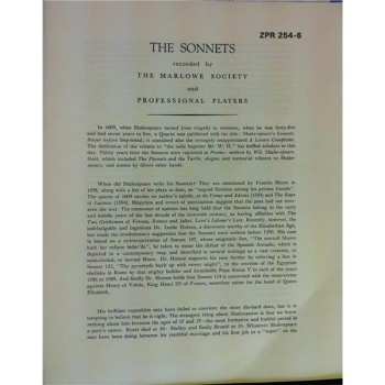 3LP/Box Set William Shakespeare: The Sonnets