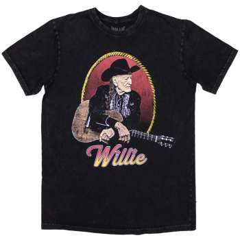 Merch Willie Nelson: Stone Wash T-shirt Lasso Portrait