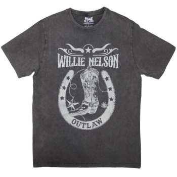 Merch Willie Nelson: Stone Wash T-shirt Outlaw
