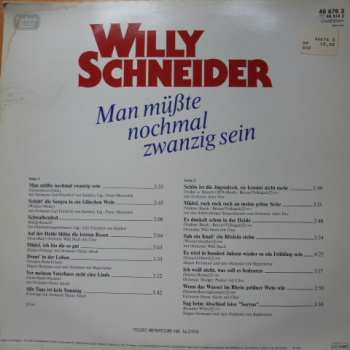 LP Willy Schneider: Man Müßte Nochmal Zwanzig Sein