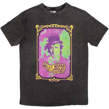 Merch Willy Wonka: Stone Wash T-shirt Psych Poster