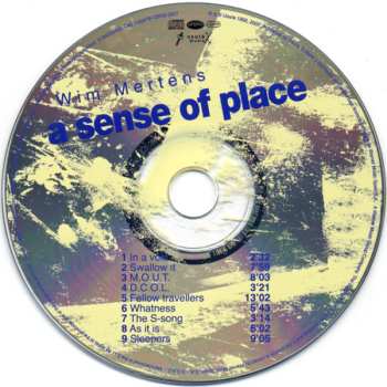 2CD Wim Mertens: Shot And Echo / A Sense Of Place DIGI