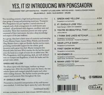 CD Pongsakorn Lertvanitsutha: Yes, It Is!: Introducing Win Pongsakorn
