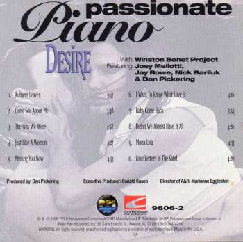 CD Winston Benet Project: Desire