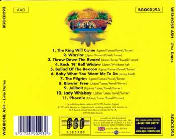 CD Wishbone Ash: Live Dates