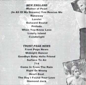 2CD Wishbone Ash: New England/Front Page News