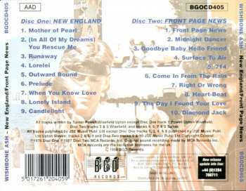 2CD Wishbone Ash: New England/Front Page News