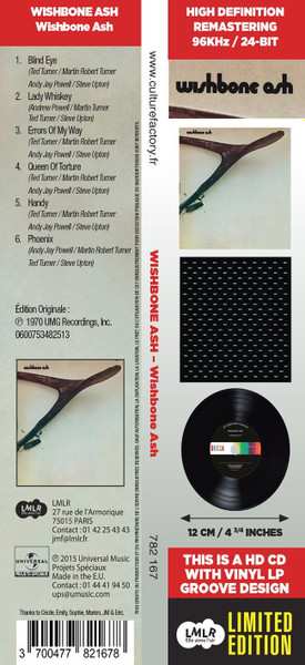 CD Wishbone Ash: Wishbone Ash