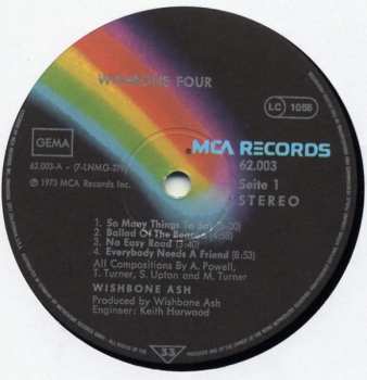 LP Wishbone Ash: Wishbone Four