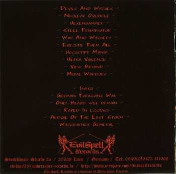 CD Witchburner: Incarnation Of Evil / German Thrashing War LTD