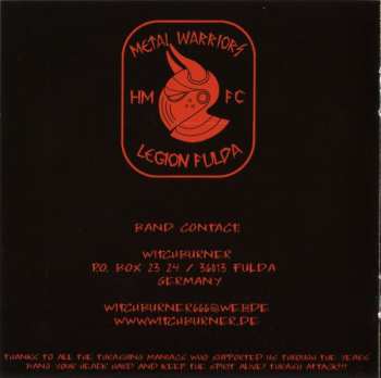 CD Witchburner: Incarnation Of Evil / German Thrashing War LTD