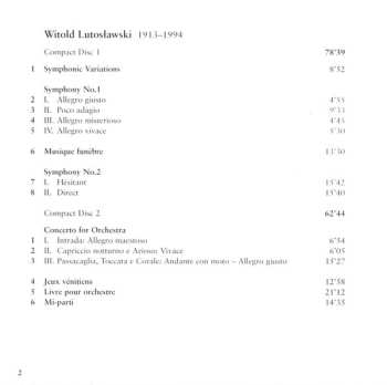 3CD Witold Lutoslawski: Lutosławski Orchestral Works