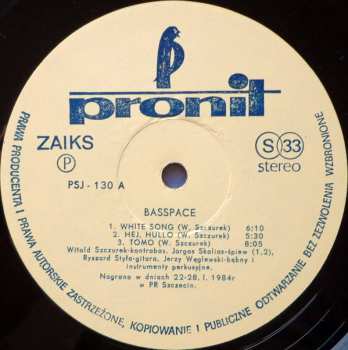 LP Witold Szczurek: Basspace