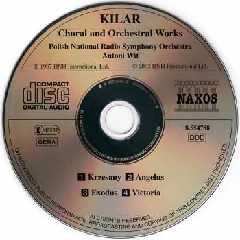 CD Wojciech Kilar: Angelus • Exodus • Krzesany