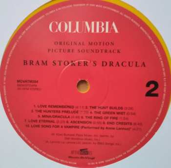 LP Wojciech Kilar: Bram Stoker's Dracula (Original Motion Picture Soundtrack) CLR | DLX | LTD | NUM