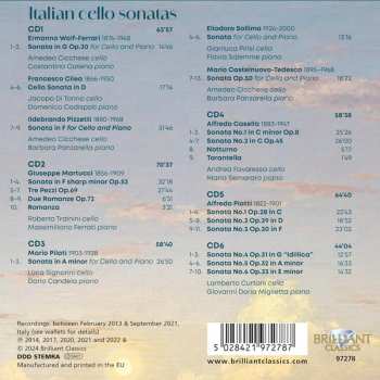 6CD/Box Set Francesco Cilea: Italian Romantics - Italian Cello Sonatas