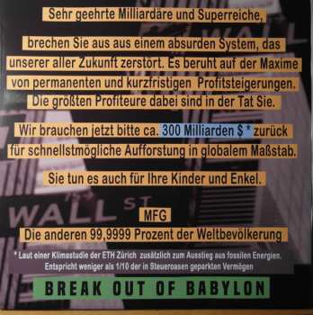 2LP/CD Wolf Maahn: Break Out Of Babylon