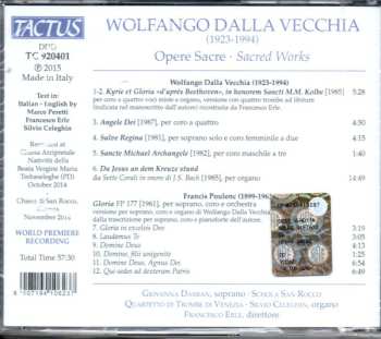 CD Wolfango Dalla Vecchia: Opere Sacre (Sacred Works)