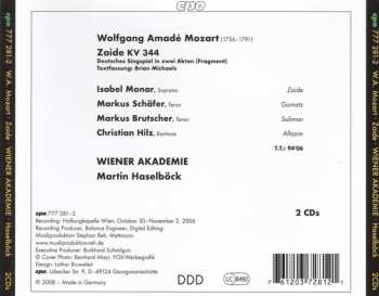 2CD Wolfgang Amadeus Mozart: Zaide