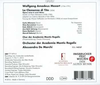 2CD Wolfgang Amadeus Mozart: La Clemenza di Tito