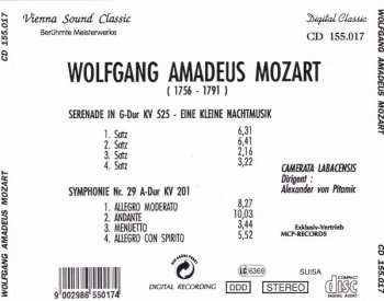 CD Wolfgang Amadeus Mozart: Eine Kleine Nachtmusik C-Dur KV 525 * Symphonie Nr. 29 A-Dur KV 201