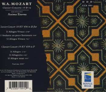 CD Wolfgang Amadeus Mozart: Clavier-Concerte 18 & 19